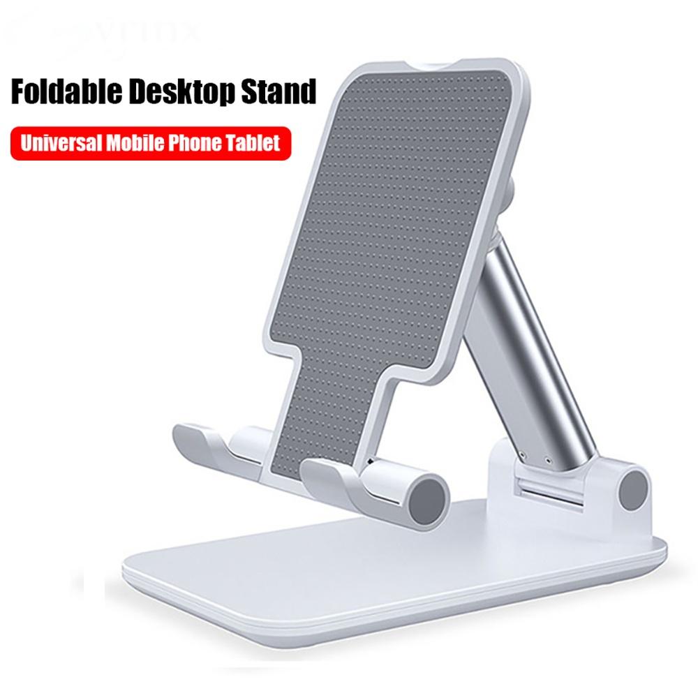 Foldable Mobile Phone Stand – Universal Adjustable Desktop Holder Bracket for Smartphone & Tablet (Black/White)
