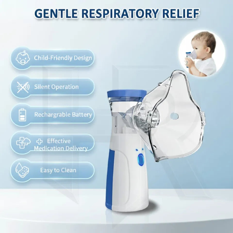 JSL-W302 Portable Mesh Nebulizer – Ultra-Silent & Powerful for Adults and Children