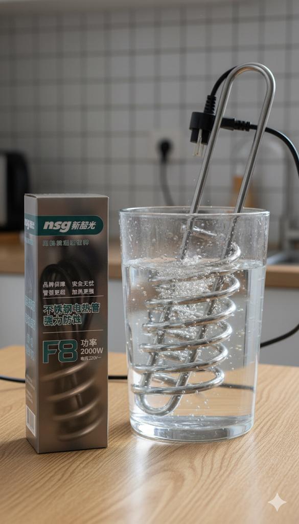 F7 / F8 / F9 2500W Waterproof Immersion Water Heater Rod – Fast Heating, Shockproof, Energy Efficient & Durable