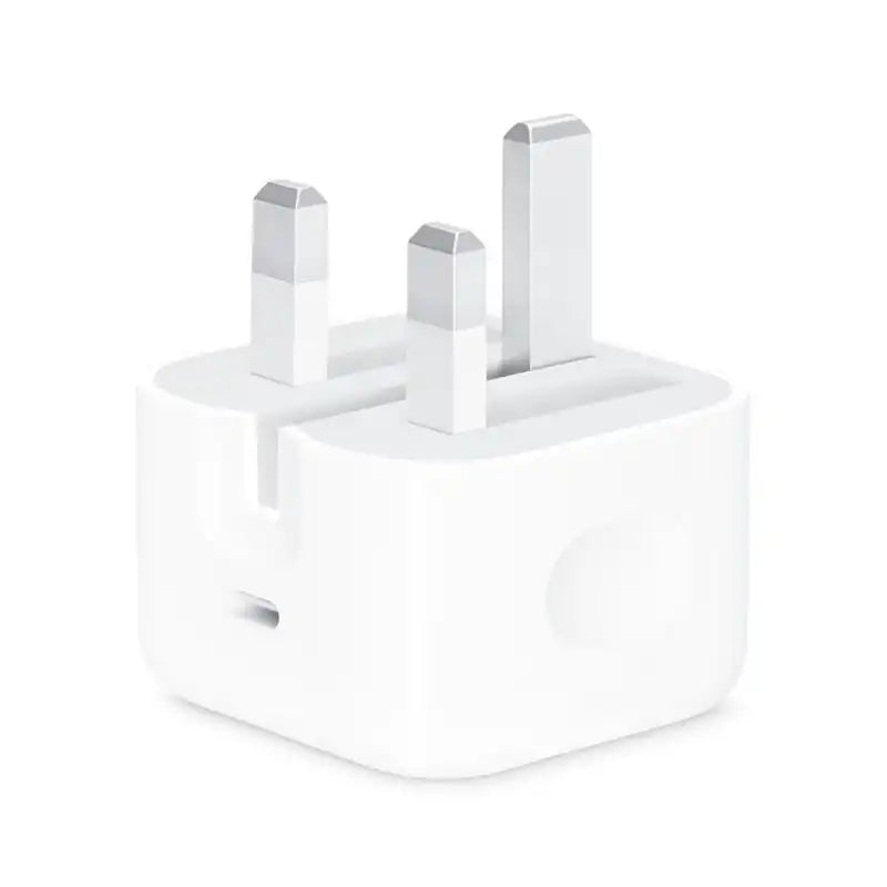 iPhone 20W PD Fast Charger Adapter – 3-Pin Power Adapter for iPhone (Wall Plug Only)