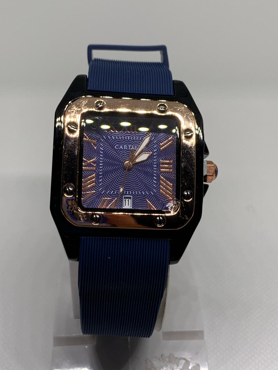 Cartier Jublie Swiss 148 0288.5 Ceramic Steel Band Scratchproof Water Sealed Wrist Watch for Men With Functional Date