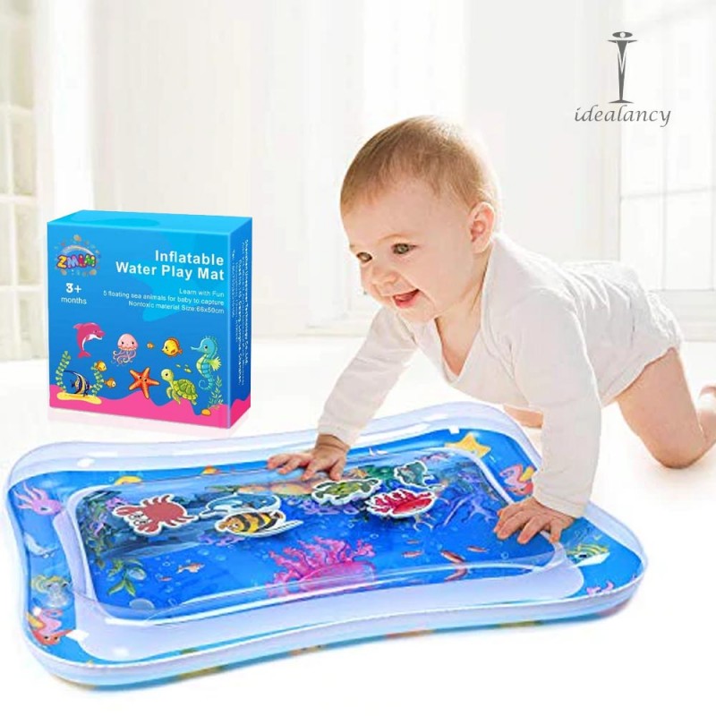 Kids Inflatable Water Play Mat – Fun & Educational Tummy Time Splash Pad for Babies and Toddlers