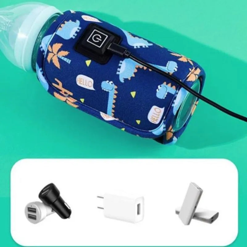 USB Baby Bottle Warmer Bag – Portable Travel Feeder