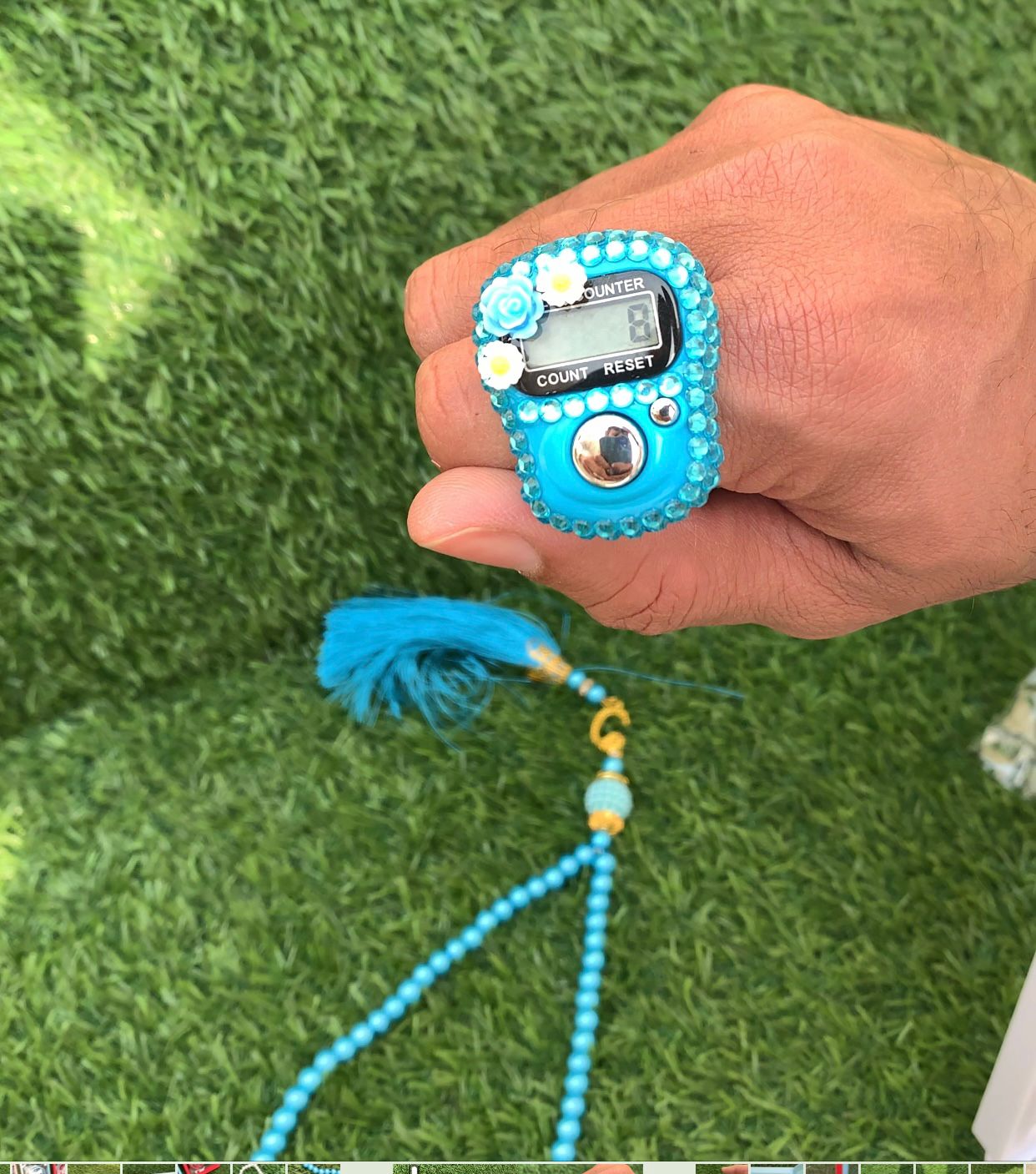 Combo of  Digital and Manual Tasbeeh 4 Colors with Gift Box