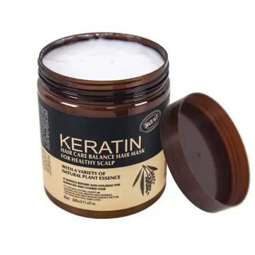 Ultimate Keratin Hair Mask Treatment: Restore, Strengthen, and Shine - 500 ml