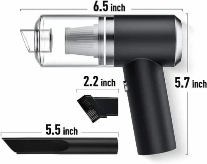 3 in 1 Rechargeable Wireless Vacuum Cleaner | Portable Handheld Vacuum for Car, Home, Sofa, Carpet & Office Cleaning