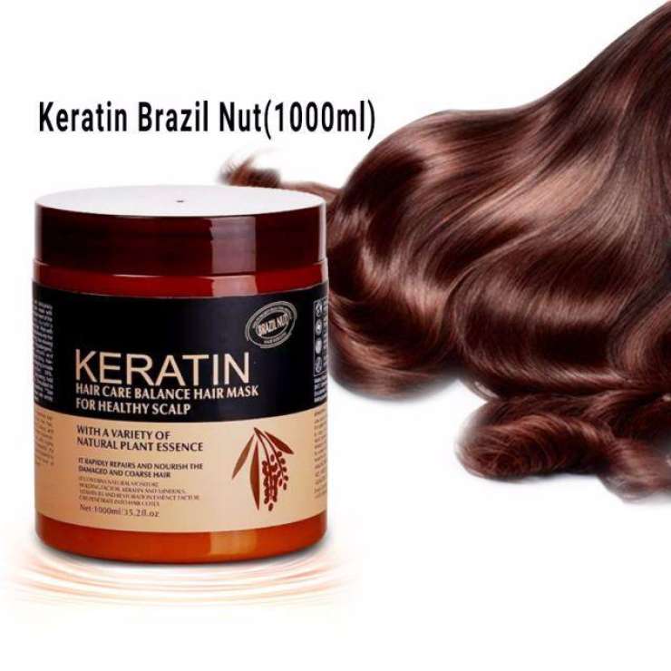 Ultimate Keratin Hair Mask Treatment: Restore, Strengthen, and Shine - 500 ml
