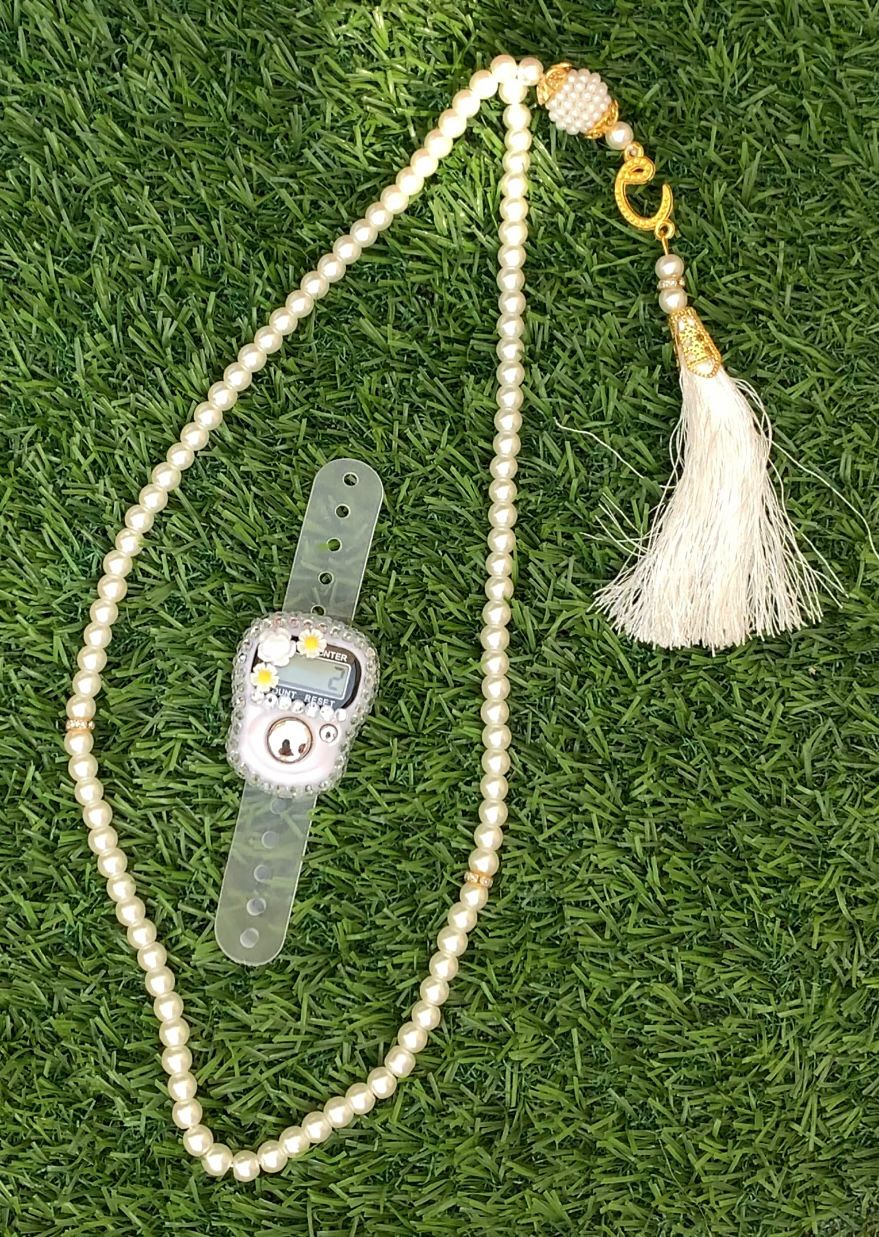 Combo of  Digital and Manual Tasbeeh 4 Colors with Gift Box