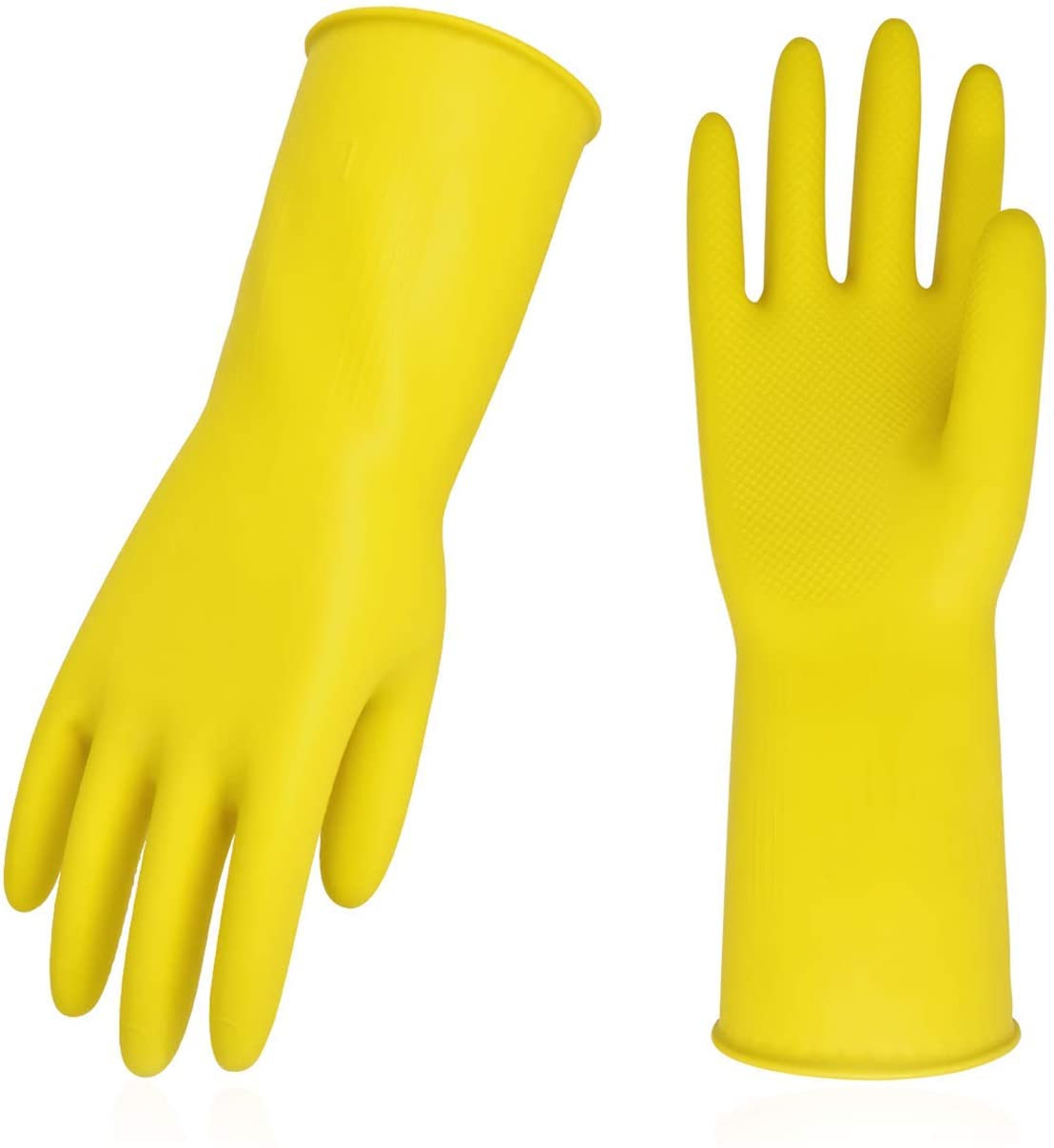 Multipurpose Natural Rubber Safety Gloves – Durable Hand Protection for Cleaning, Dishwashing, Gardening & Household Use