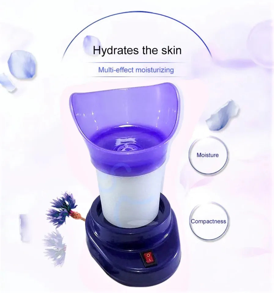 Steam Facial Inhaler & Humidifier – Nose, Face & Throat Vapor Therapy, Baby Steamer & Room Humidifier