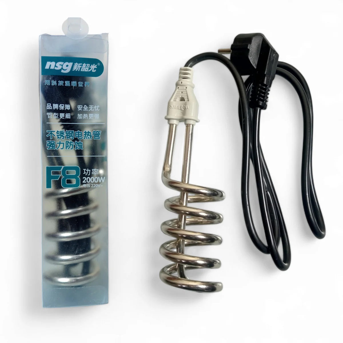 F7 / F8 / F9 2500W Waterproof Immersion Water Heater Rod – Fast Heating, Shockproof, Energy Efficient & Durable