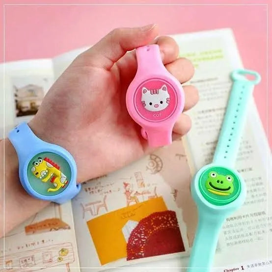 Kids Mosquito Repellent Watch – Colorful Flash Anti-Mosquito Bracelet for Children, Lightweight & Natural Protection