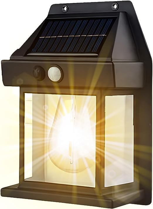 Solar Induction Wall Lamp Waterproof Garden Sensor Light