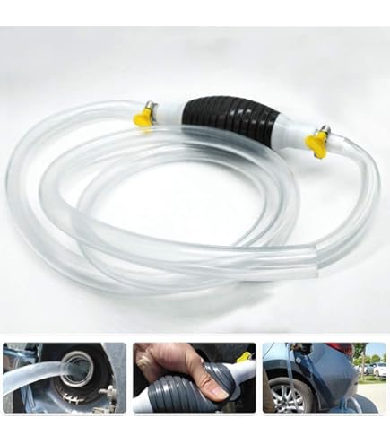 High Flow Manual Hand Fuel Pump – Multi-Purpose Petrol, Oil & Water Siphon Liquid Transfer Pump