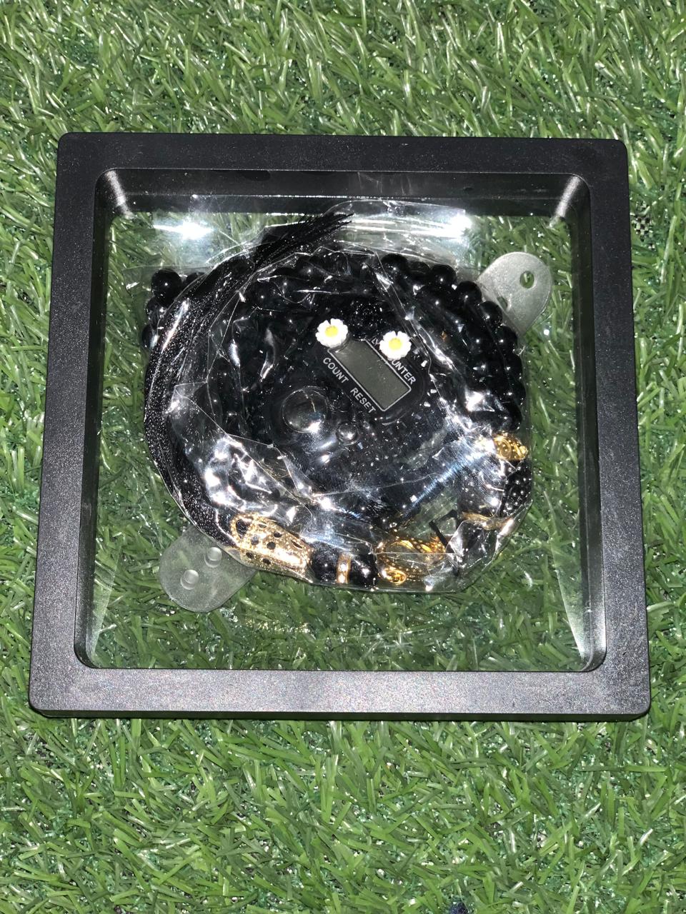 Combo of  Digital and Manual Tasbeeh 4 Colors with Gift Box