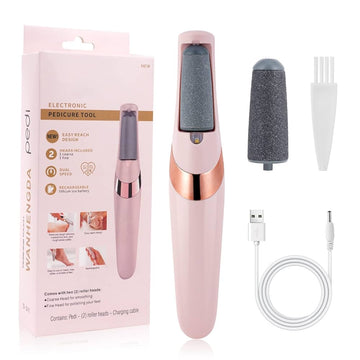 Electric Callus Remover for Feet – Rechargeable Waterproof Pedicure Tool & Portable Foot File