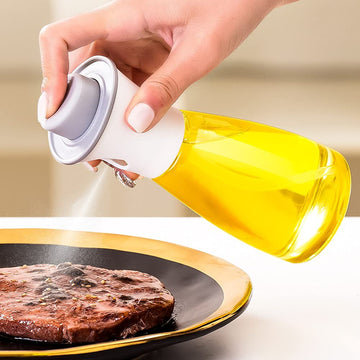 Oil Spray Bottle for Cooking – Refillable Oil Mister Spray Bottle for Kitchen, BBQ, Frying & Salad