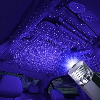 USB Star Light Projector – Disco Night Lamp for Car & Bedroom, Romantic Mood & Atmosphere Light