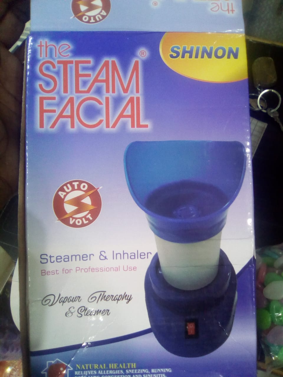 Steam Facial Inhaler & Humidifier – Nose, Face & Throat Vapor Therapy, Baby Steamer & Room Humidifier