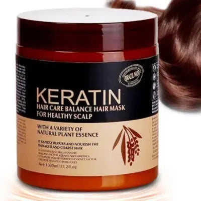 Ultimate Keratin Hair Mask Treatment: Restore, Strengthen, and Shine - 500 ml