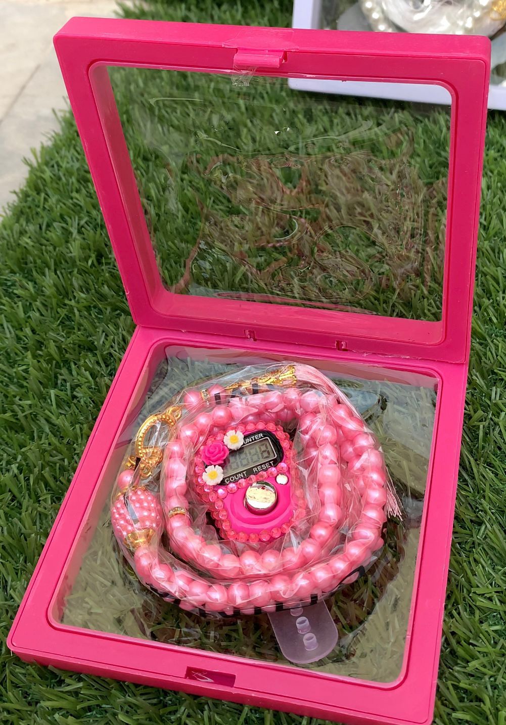 Combo of  Digital and Manual Tasbeeh 4 Colors with Gift Box