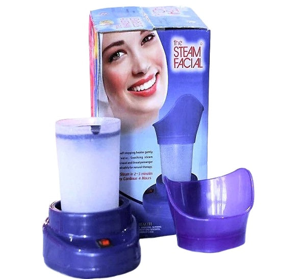 Steam Facial Inhaler & Humidifier – Nose, Face & Throat Vapor Therapy, Baby Steamer & Room Humidifier