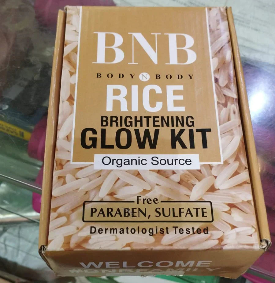 BNB Rice Organic Brightening Glow Kit