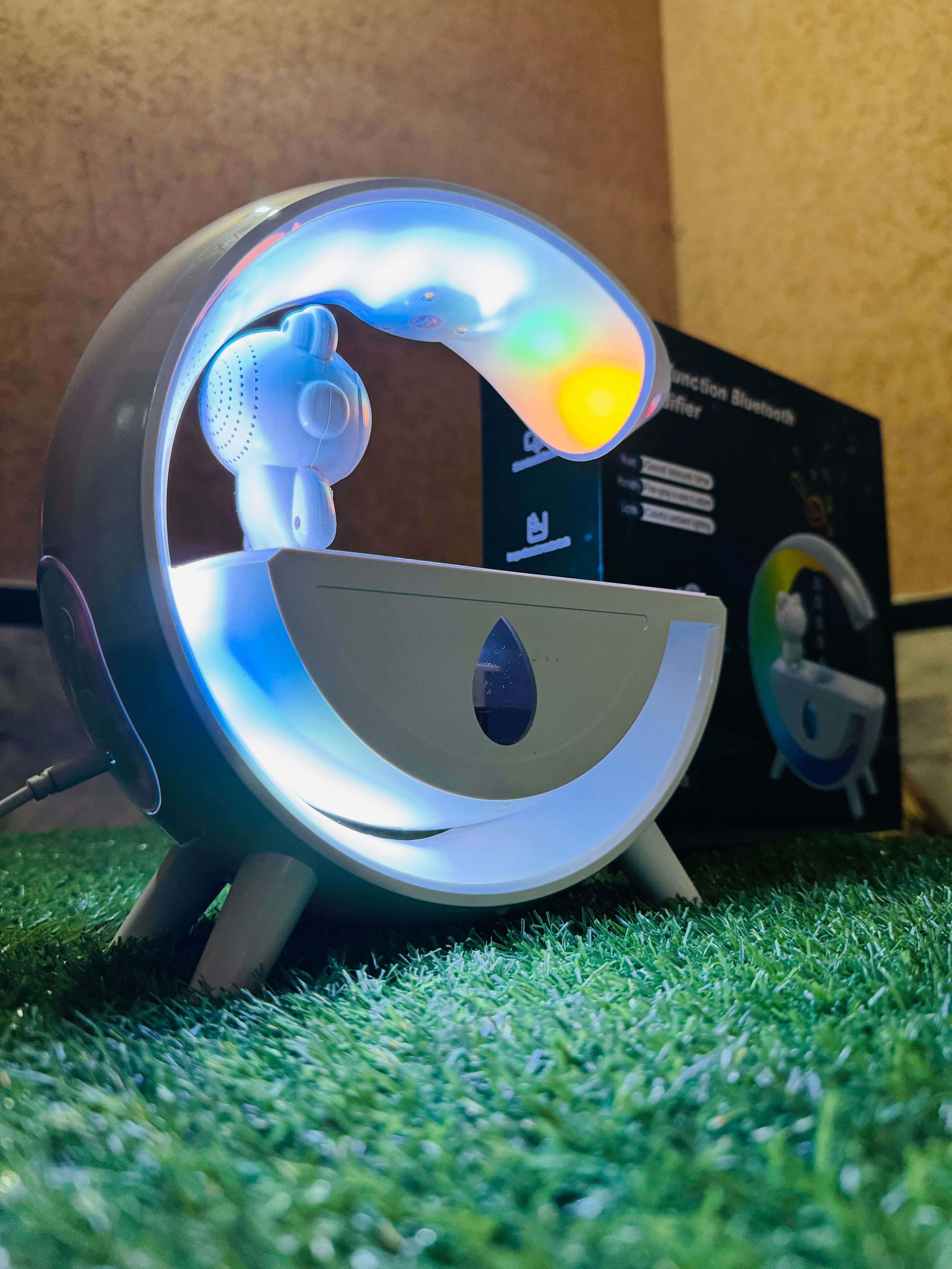 Multi Functional Bluetooth Speaker, Anti- Gravity Humidifier