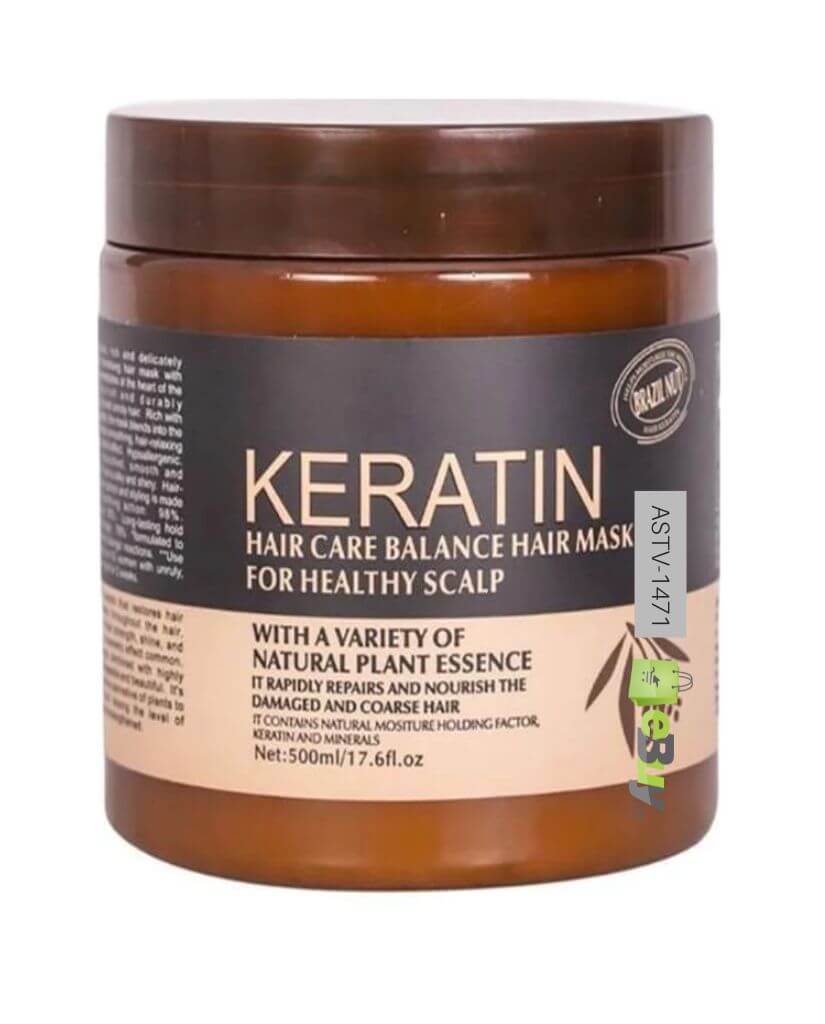 Ultimate Keratin Hair Mask Treatment: Restore, Strengthen, and Shine - 500 ml