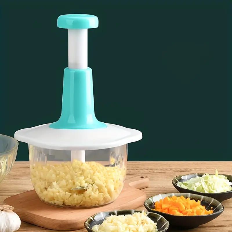 Hand Pat Food Processor 1500ML | Manual Vegetable Chopper, Meat Mincer, Mixer & Blender
