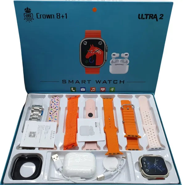 Crown 8 in 1 Ultra 2 Smart Watch
