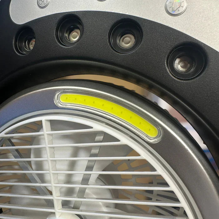 SANOOK 5 in 1 Rechargeable Air Cooling Fan+ 3 Mode LED Light+ RGB light+ Humidifier