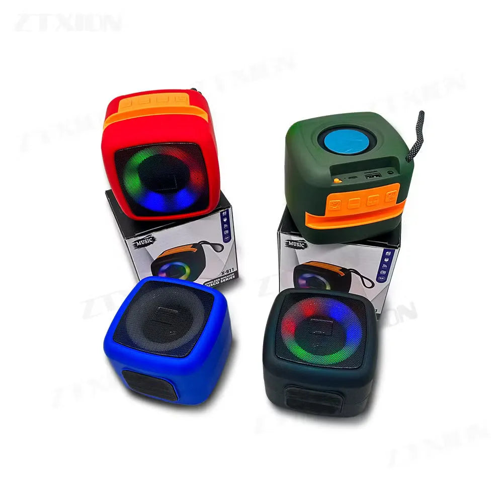 Wireless Portable Rechargeable Mini Disco Speaker X-911 | Bluetooth Speaker with FM Radio, AUX, TF Card & USB Support
