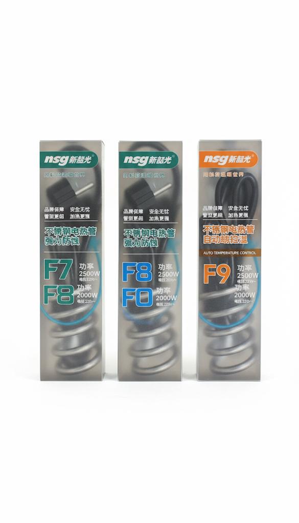 F7 / F8 / F9 2500W Waterproof Immersion Water Heater Rod – Fast Heating, Shockproof, Energy Efficient & Durable