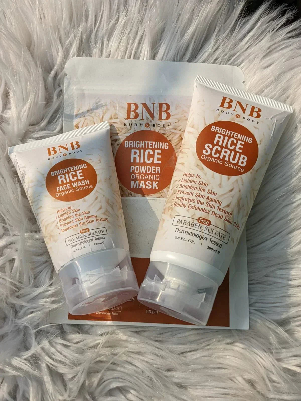 BNB Rice Organic Brightening Glow Kit