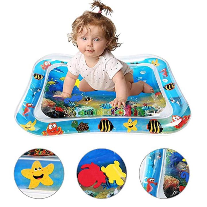 Kids Inflatable Water Play Mat – Fun & Educational Tummy Time Splash Pad for Babies and Toddlers