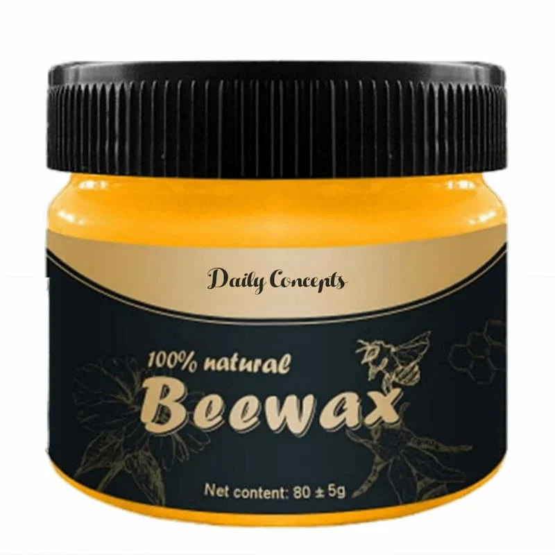 Beeswax Furniture Polish – Natural Wood Seasoning Wax & Traditional Cleaner for Furniture Care (85g)