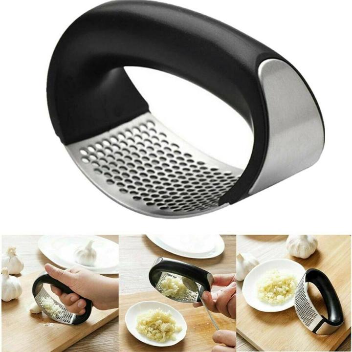 Garlic Press | Manual Household Garlic Crusher & Mincer | Kitchen Tool for Easy Garlic & Ginger Grinding