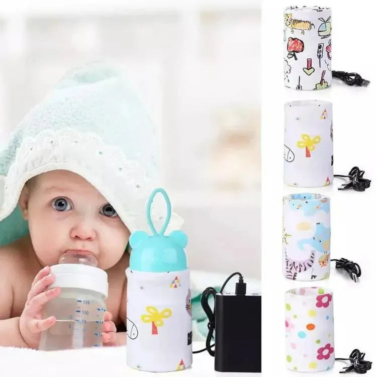 USB Baby Bottle Warmer Bag – Portable Travel Feeder
