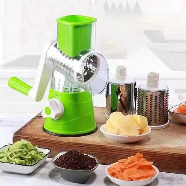 Stainless Steel Vegetable Cutter with Collection Basin – Mandoline Slicer for Finger Chips, Salads & Kitchen Use