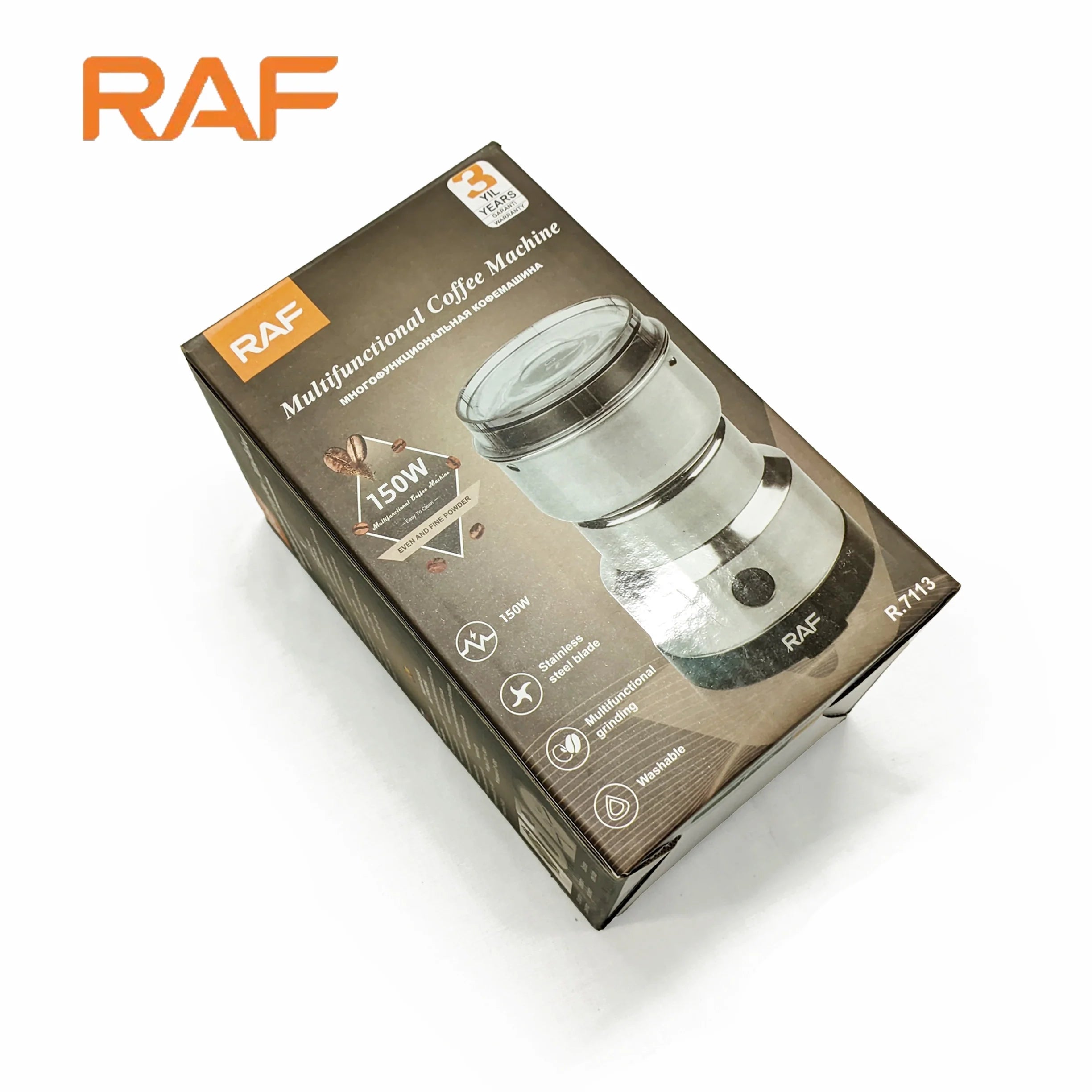 Sonifer RAF Electric Spice Grinder & Blender – 150W Powerful Motor | Coffee, Nuts, Beans & Masala Chopper Mixier