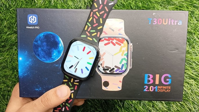 T30 ultra Watch Series 9 Smart Watch 2.01"IPS COB Full Touch Interaction HD Screen Smartwatch for Men Women Wireless Charging Bluetooth Call Watch