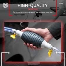High Flow Manual Hand Fuel Pump – Multi-Purpose Petrol, Oil & Water Siphon Liquid Transfer Pump