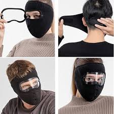Dust-Proof Bike Riding Face Mask (Random Color)