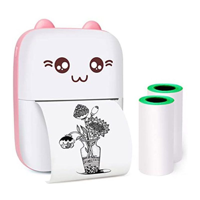 Portable Thermal Mini Photo, Text & Sketch  Inkless  Label Printer