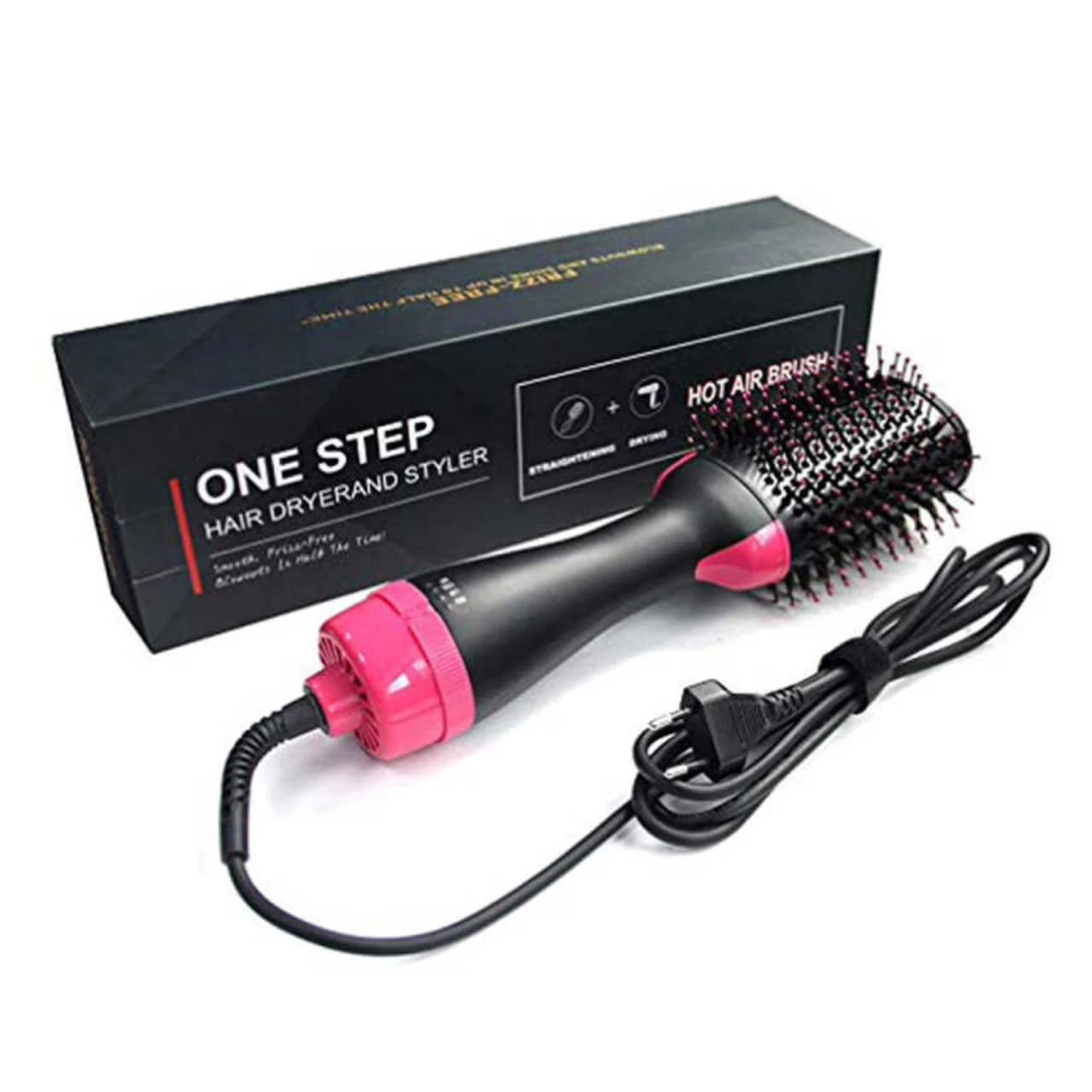 One-Step Hair Dryer & Volumizer Hot Air Brush – 3 Modes, Frizz-Free Styler, Dry & Wet Dual Use (US Plug)