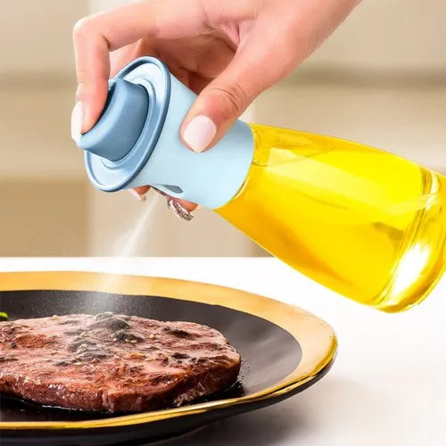 Oil Spray Bottle for Cooking – Refillable Oil Mister Spray Bottle for Kitchen, BBQ, Frying & Salad